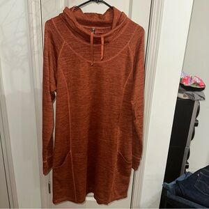 KÜHL Women's Lea Dress in a heathered rust/autumn color Sz XL